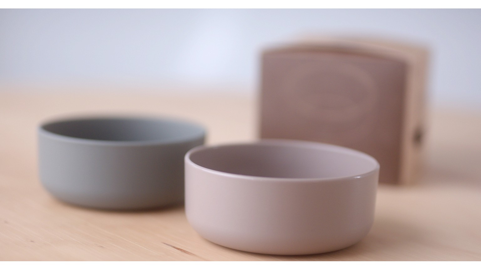 Tiny Biobased Bowl Set - Mocca/ Dark Olive